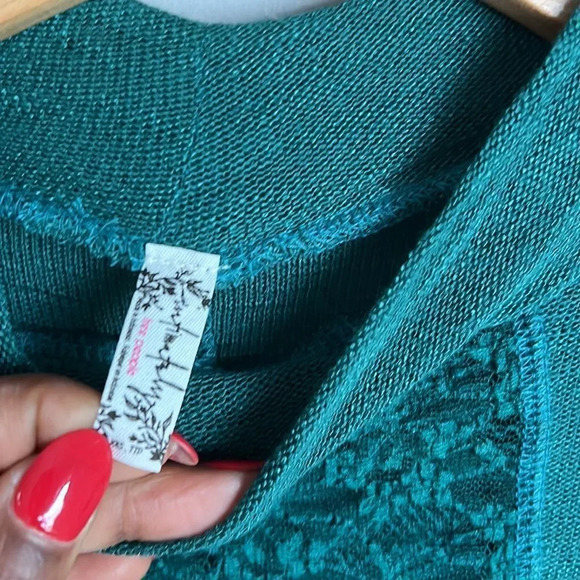 NEW Free People No Limits Lace Panel Layering Top - Picture 7 of 11